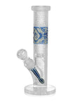 Milkyway Crystallized Glass Straight Bongs - INHALCO