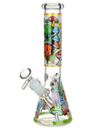 Monsters And Shrooms Beaker Bong - INHALCO