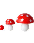 Mushroom Glass Terp Beads Set