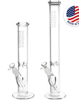 Phoenix Rising Straight Tube Glass Bong - inhalco