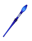Phoenix Rising Blue Glass Dab Straw - INHALCO