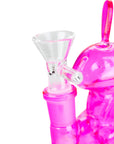 6″ Pink Bunny Water Bong