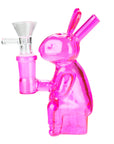 6″ Pink Bunny Water Bong