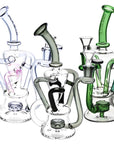 4 Arm Recycler Water Pipe - inhalco