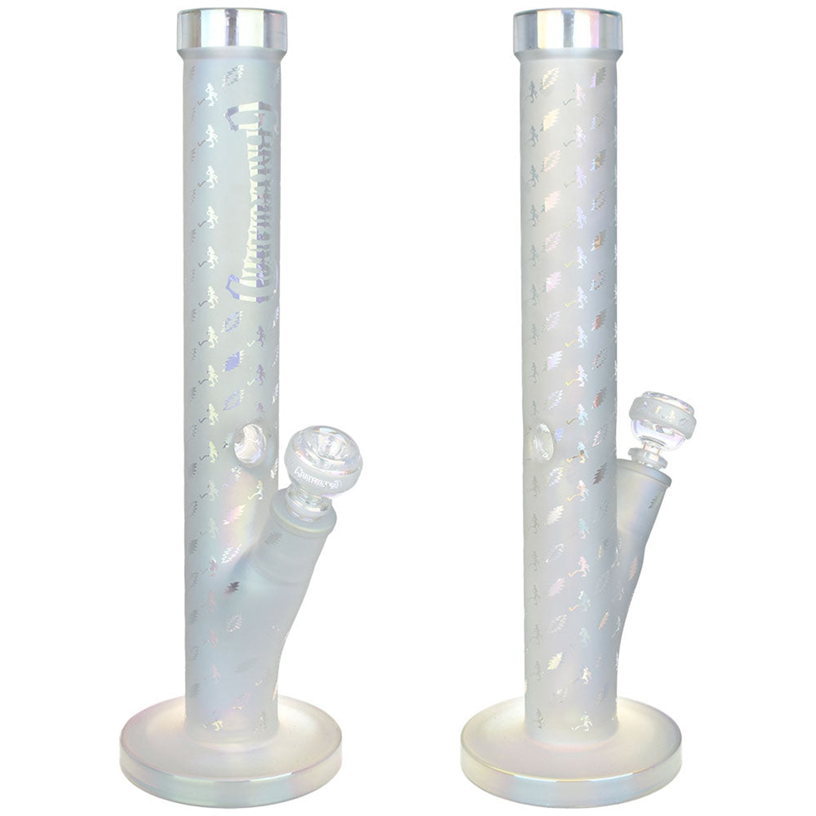 Pulsar Bolts And Skellies Straight Tube Bongs - inhalco
