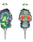 8.75" Pulsar Voodoo Skull Vapor Vessel with Ti Tip - INHALCO