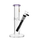 8" Purple Straight Tube Bong - inhalco