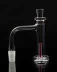 Quartz Tower Full Weld Banger Set with Quartz Cap, Quartz Pillar & Ruby Core