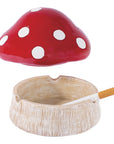 Red Mushroom Covered Ashtray
