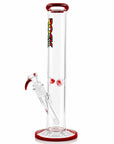 Rock Glass CrystalAxis Straight Tube Bong