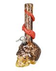 Sacred Skull Soft Glass Bong - INHALCO