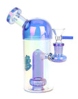 SeshGear Space Dome Showerhead Perc Electroplated Glass Bong - INHALCO
