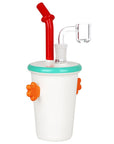 Seshgear Drink Cup Dude Glass Dab Rig 8"