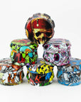 Skull Weed Grinder Cool Box of 6 - INHALCO
