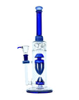Sky-Pillar 14 Inch Scientific Water Pipe in Blue