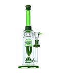 Sky-Pillar 14 Inch Scientific Water Pipe in Green