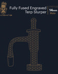 Space King Fully Fused Engraved Terp Slurper