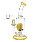 Sponge Man Glass Dab Rig 9"