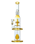 StormCell 16 inch Dual Perc Bong in Yellow