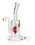 Strawberry Percolator Dab Rig - inhalco