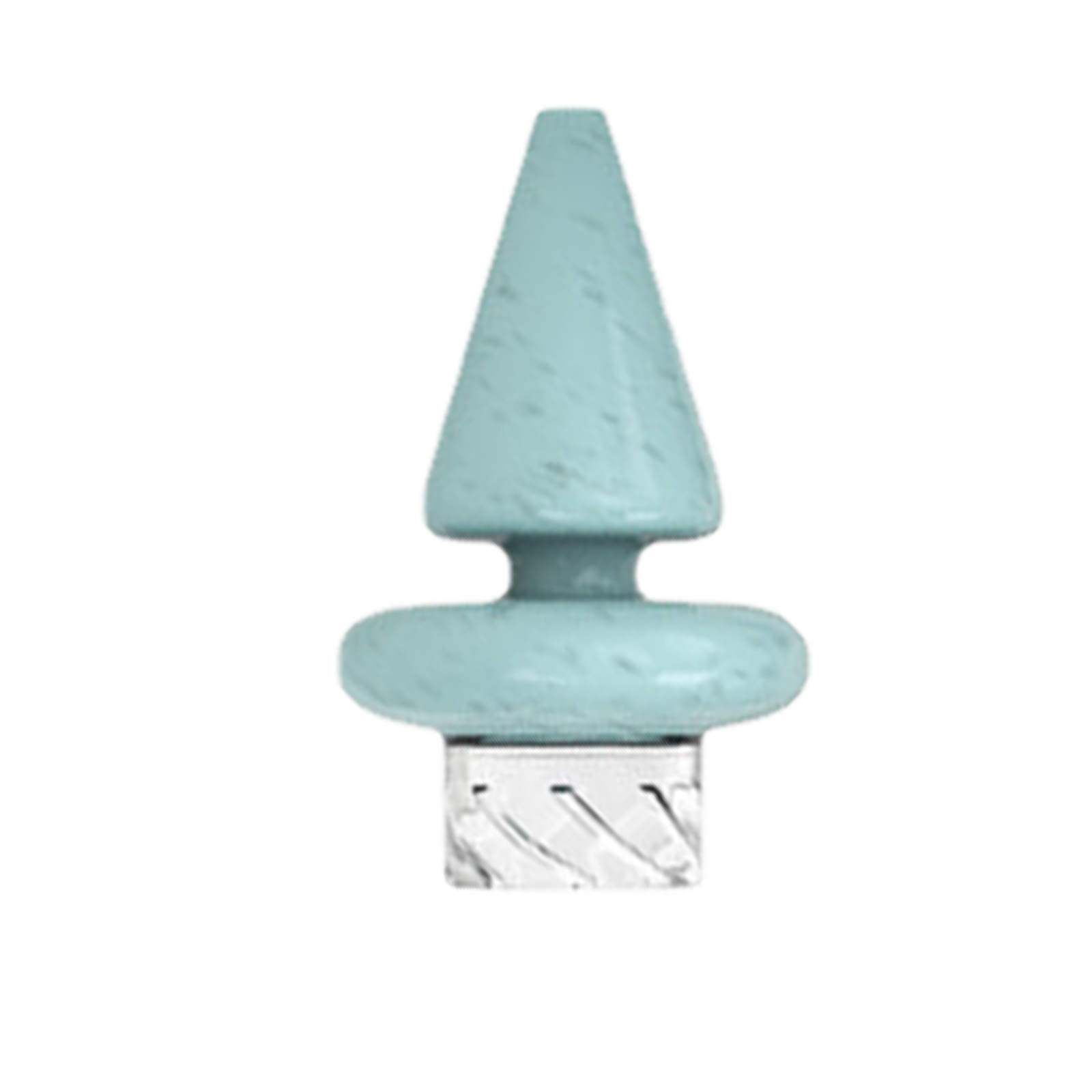 Triangle Spinner Glass Carb Cap - INHALCO