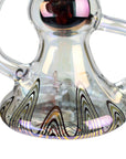 Trippy Glass Recycler with Banger - inhalco
