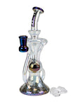 Trippy Glass Recycler with Banger - inhalco