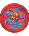 Trippy Mushroom Glass Ashtray