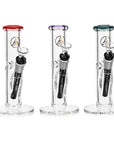 Turquoise Straight Tube Bong - inhalco