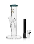 Turquoise Straight Tube Bong - inhalco