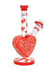 Pulsar Victorian Valentines Heart Shaped Bong Day Glow in the Dark