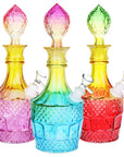 Vintage Liquor Decanter Ombre Water Bong - inhalco