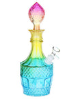 Vintage Liquor Decanter Ombre Water Bong - inhalco
