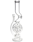 Pulsar Swiss Perc Kink Neck Glass Water Bong 18"