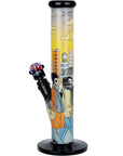 The Grateful Dead x Pulsar Inside Print Straight Tube Glass Water Pipe
