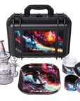 Pulsar Bent Neck Water Pipe Smoker's Hard Case Travel Set