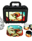 Pulsar Bent Neck Water Pipe Smoker's Hard Case Travel Set