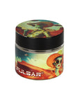 Pulsar Bent Neck Water Pipe Smoker's Hard Case Travel Set