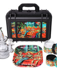 Pulsar Bent Neck Water Pipe Smoker's Hard Case Travel Set