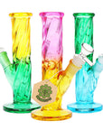 SeshGear Twist Ombre Straight Tube Glass Water Pipe