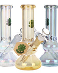 SeshGear Double Bubble Electroplated Glass Water Pipe