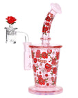Pulsar Valentine's Rose Glass Dab Rig Set
