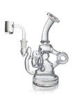 Waxmaid Defender Mini Recycler Glass Dab Rig - INHALCO