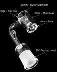 Enail Core Reactor Quartz Banger - 90 Degree
