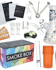 Smoke Box Water Pipe and Smoking Kit