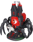 All Seeing Arachnid Castle Glass & Vinyl Water Pipe