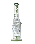 Alpine Ascent 18 inch Swiss Perc Bong in green