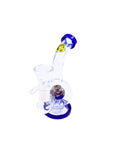 back view of Aqua Orb Mini Glass Bong 6 Inch