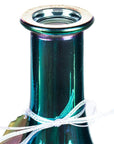 Mouthpiece View of Aurora Iridescent Vase Water Pipe