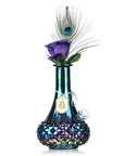 Aurora Iridescent Vase Water Pipe - inhalco